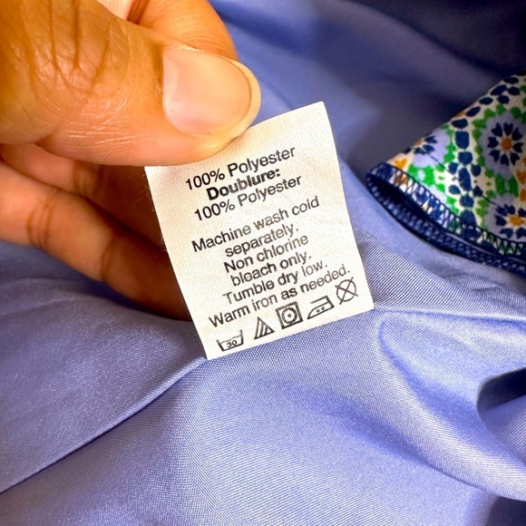 J. Crew Stain Glass Patter Mini Dress Size 0 - Picture 6 of 10